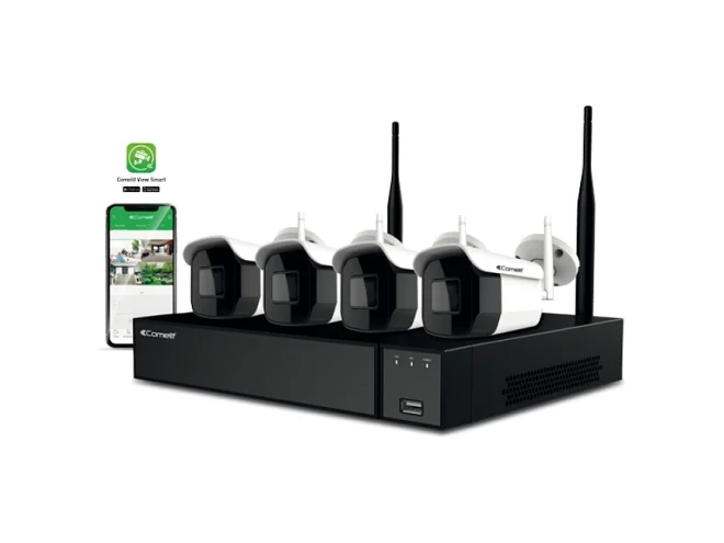 Comelit Comelit WIKIT004S02NB KIT WI-FI, NVR, 4 IPC BULLET 2MP, HDD 1TB