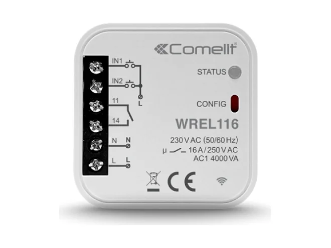 Comelit Comelit WREL116 MODULO WI-FI GESTIONE PRESE 1 USCITA 16A