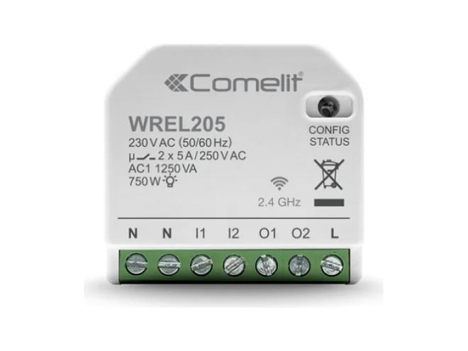 Comelit Comelit WREL205 MODULO WI-FI GESTIONE LUCI 2 USCITE 5A