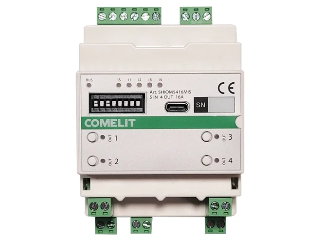 Comelit Comelit SHIOM5416MIS MODULO 5 IN/4 OUT 16A CON MIS. ENERG. - DIN
