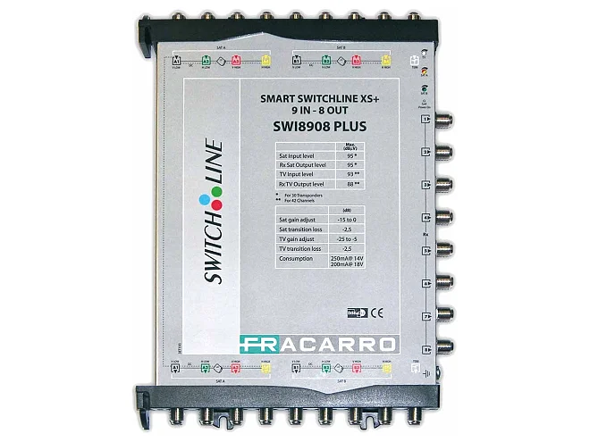 Fracarro Fracarro SWI8908PLUS 271067 SWI8908PLUS MSW XS9+ 9IN 8OUT