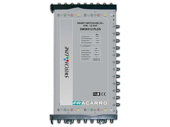 Fracarro Fracarro SWI8912PLUS 271068 SWI8912PLUS MSW XS9+ 9IN 12OUT