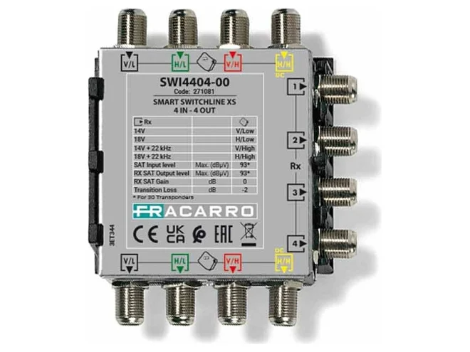 Fracarro Fracarro SWI4404-00 271081 SWI4404-00 SMART SWLINE XS 4*4 -0dB