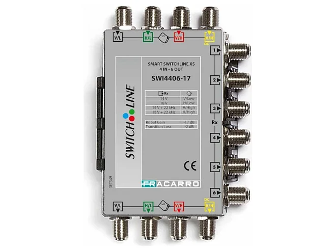 Fracarro Fracarro SWI4406-17 271086 SWI4406-17 SMART SWLINE XS4*6 -17dB