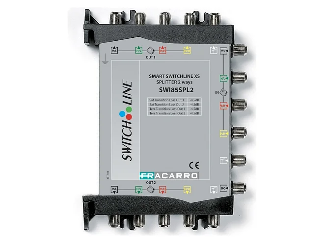 Fracarro Fracarro SWI85SPL2 271096 SWI85SPL2 SPLITTER TV/SAT 2 VIE DC