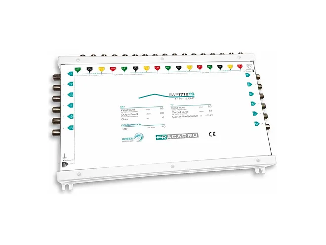 Fracarro Fracarro SWP1712TS 287356 SWP1712TS MSW COM 17IN 12OU TV A/P