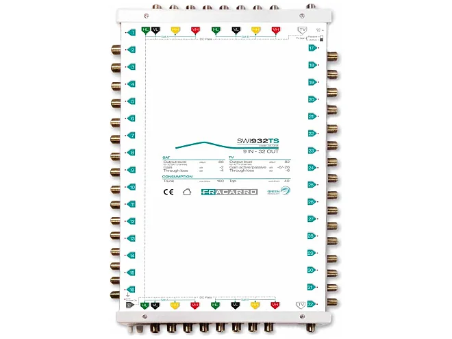 Fracarro Fracarro SWI932TS 287364 SWI932TS MSW CASC 9IN 32OU TV A/P