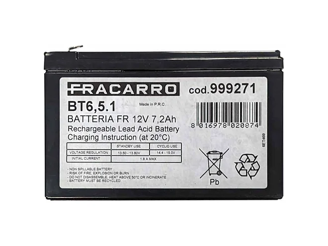 Fracarro Fracarro BT6,5.1 999271 BT6,5.1 BATT.FR 12V 7Ah