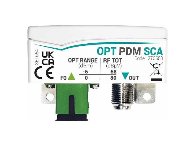 Fracarro Fracarro OPT-PDM-SCA 270653 OPT-PDM-SCA Presa/Ric Ott. Pass. SCA