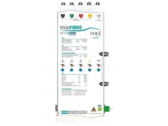 Fracarro Fracarro OPT-TX WB2 270904 OPT-TX WB2 TX OTTICO WB2 (2 SAT+TV)