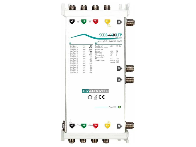 Fracarro Fracarro SCD2-4416LTP 271176 SCD2-4416LTP MSW SCD2 4IN 4OUT LEG TP
