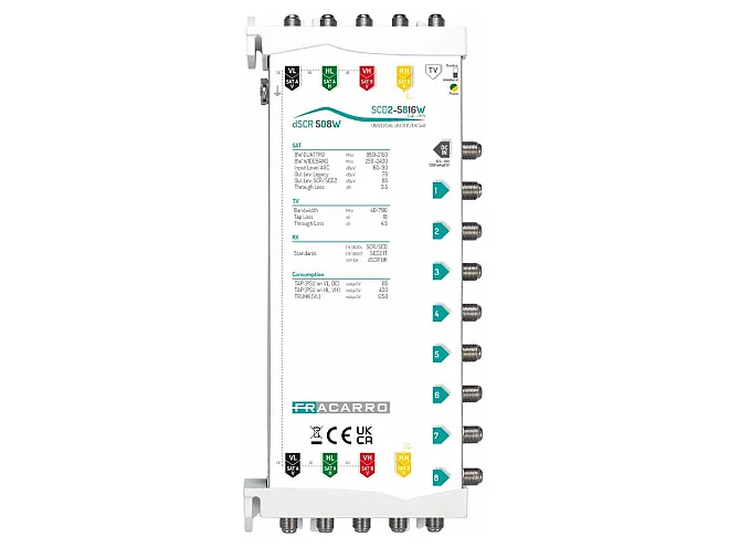 Fracarro Fracarro SCD2-5816W 271179 SCD2-5816W SW SCD2 5IN WB 8OUT FVM