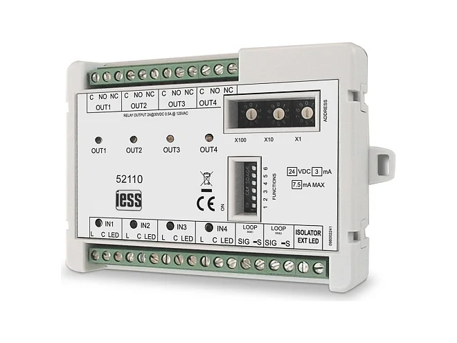 IESS IESS 52110 Mod. anl.ind. 4 in/4 uscite con isolatore