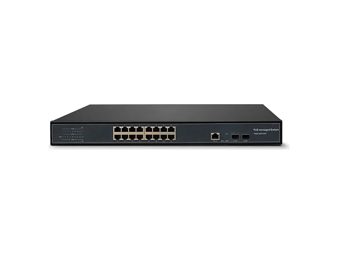 IESS IESS 53048 Switch 16porte PoE+ 2 fibra, max 300W