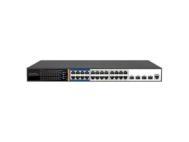 IESS IESS 53049 Switch 24 portePoE+4 fibra, max 400W