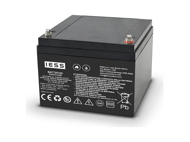 IESS IESS BATT2512G Batteria AGM 25Ah-12V