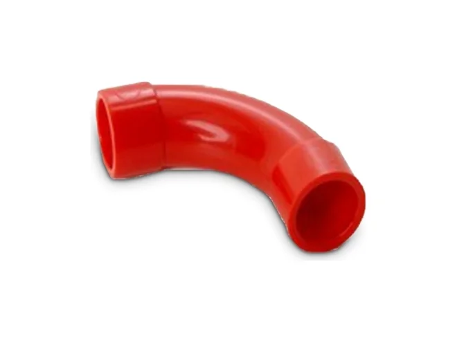 IESS IESS BE25ABS Curva 90° in ABS rosso-25 mm (su rich)