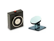 IESS IESS FE05 Fermo con pulsante e tenuta 140 Kg acciaio