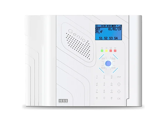 IESS IESS GENIOPLUS8 Centrale ibrida 868mhz I-TRADE touch 64ing.