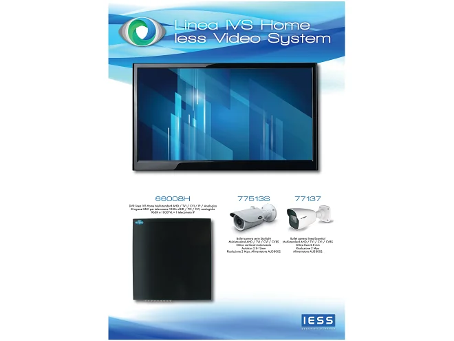 IESS IESS PANIVSHOME02 Pannello TVCC IVS HOME con monitor 21poll.