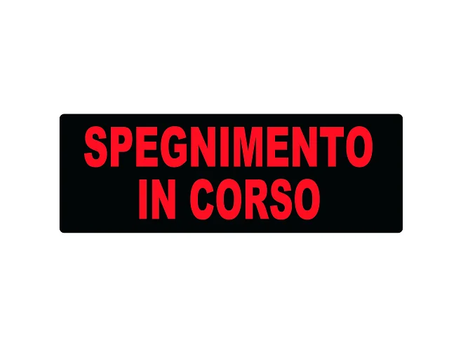 IESS IESS SOL50T3 Targa x cassonetto SOL50 Spegnim.in corso