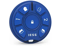 IESS IESS THEOTD Telecomando tondo I-TRADE blu+blocco tasti