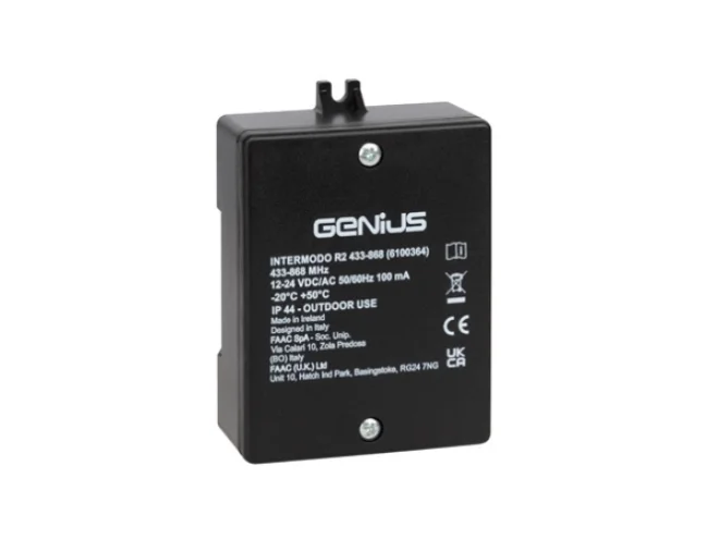 GENIUS GENIUS 433 868 6100364 INTERMODO R2 2 Canali Ricevente Ricevitore Da Esterno Bicanale