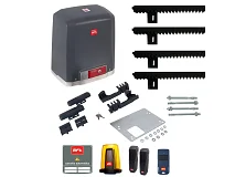 BFT BFT DEIMOS ULTRA BT KIT B600 2618209 Con 4 MT Cremagliera Automazione 24V 600 Kg Per Cancelli Scorrevoli