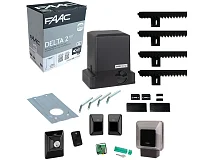 FAAC FAAC 740 DELTA 2 1056303445 KIT 500kg 4mt Cremagliera Automazione Cancello Scorrevole