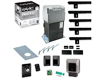FAAC FAAC PRATICO 746 C 105940 KIT 230V 600 KG 4mt Rack d'automatisation pour portail coulissant