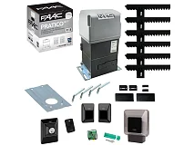 FAAC FAAC PRATICO 746 C 105940 KIT 230V 600 KG 6mt Cremagliera Automazione Cancello Scorrevoli