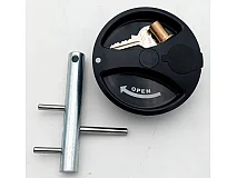 FAAC FAAC 115012 Manopola e Perno Di Sblocco Per Motore 391 392 Energy Ricambio