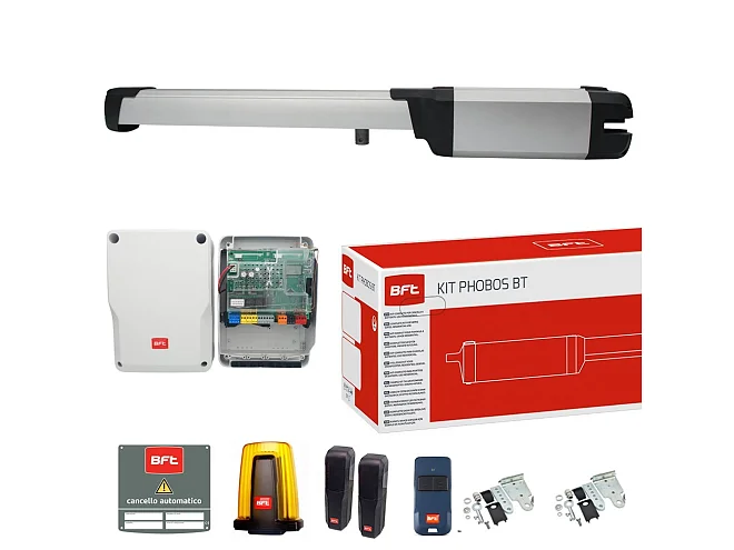 BFT BFT PHOBOS BT B40 24v Kit Automazione Per Cancello Mono Anta Singola Battente