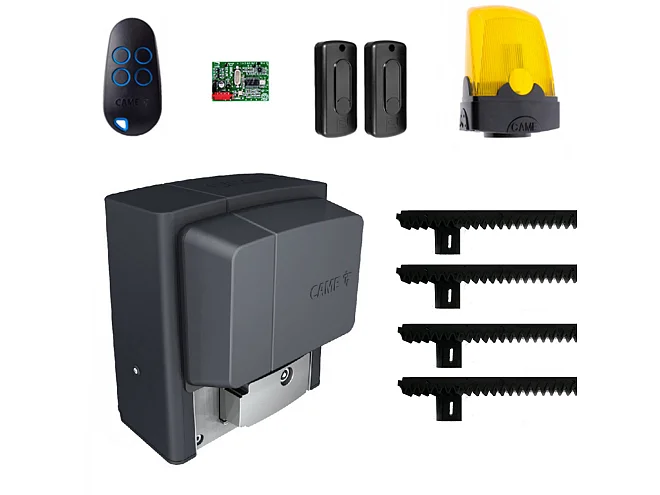 CAME CAME BX 001U2923 U2923 Kit Con 4 MT Cremagliera Automazione Per Cancello Scorrevole Motore 400kg 230v