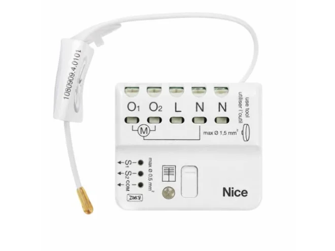 NICE NICE BiDi-MiniShutter Modulo Radio Bidirezionale per Tapparelle Tende Veneziane Controllo Smart Yubii