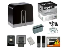 FAAC FAAC C720 RAPID KIT SAFE 400 kg 24v 1059995 Automazione Per Cancello Scorrevole