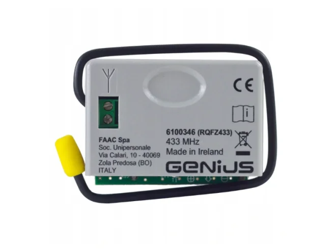 GENIUS GENIUS 6100346 Modulo Ricevente Ricevitore Rqfz 433 Mhz Per KILO ECHO RC