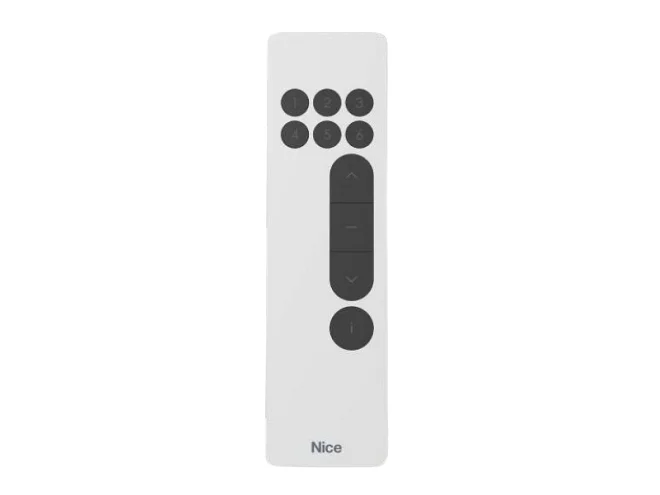 NICE NICE DOMÌ P6 DOMIP6 Trasmettitore Radiocomando Bidirezionale Portatile 6 Canali Bianco
