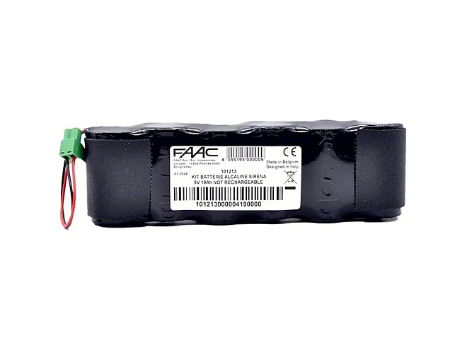 FAAC FAAC 101213 Kit Batterie Alcaline Per Sirena Ricambio